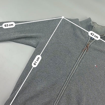 Grey Tommy Hilfiger Zip Vest - Men XS - Very Good - Revaleur