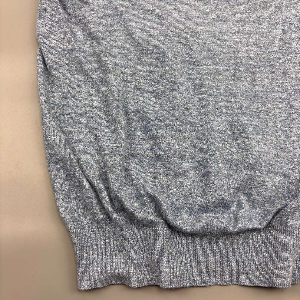 Grey/Light Blue Suitsupply Polo Shirt - S - Excellent Condition - Revaleur