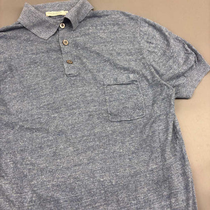 Grey/Light Blue Suitsupply Polo Shirt - S - Excellent Condition - Revaleur