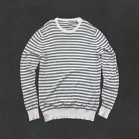 Grey/White Suitsupply Jumper - Men M - New - Revaleur