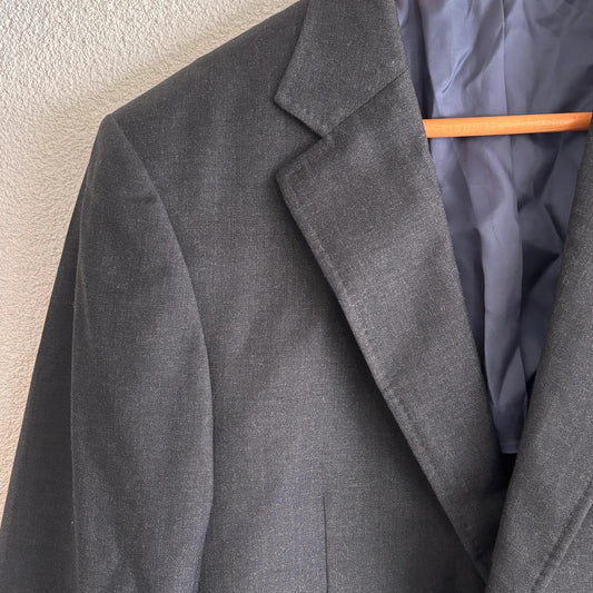 Men’s Suitsupply Custom Tailored Grey Wool Blazer – Unlined, Size US 42L