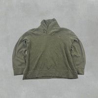 Khaki Ralph Lauren Buttoned Sweater - Men XXL - Very Good - Revaleur