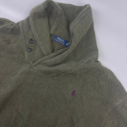 Khaki Ralph Lauren Buttoned Sweater - Men XXL - Very Good - Revaleur