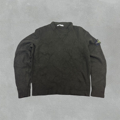 Khaki Stone Island Jumper - Men M - Very Good - Revaleur