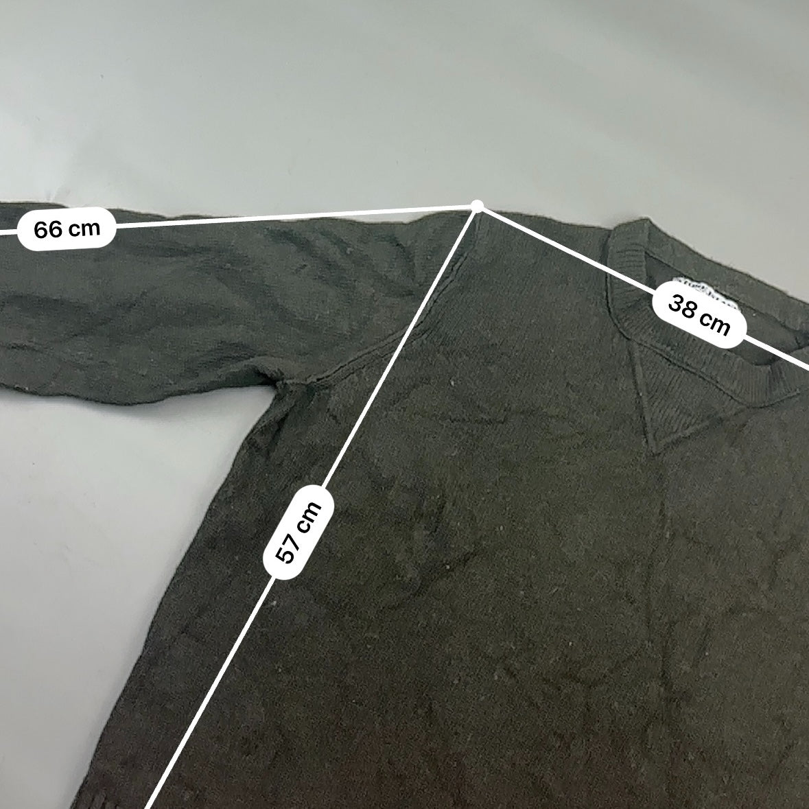 Khaki Stone Island Jumper - Men M - Very Good - Revaleur