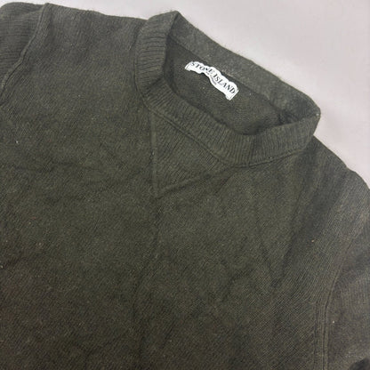 Khaki Stone Island Jumper - Men M - Very Good - Revaleur