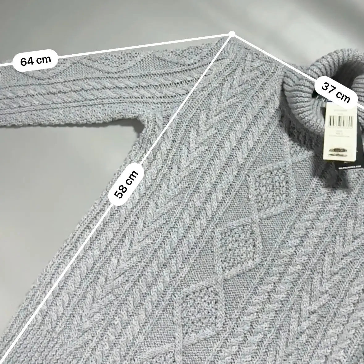 Lauren Ralph Lauren Turtleneck S – Silver – New, With Tags - Revaleur