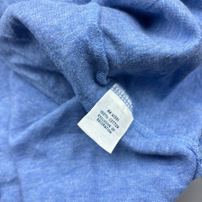 Light Blue Ralph Lauren Half Zip - Men L - Very Good - Revaleur