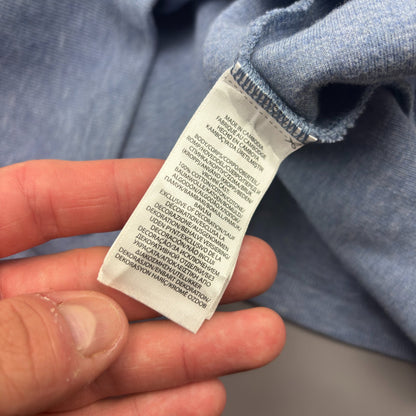 Light Blue Ralph Lauren Half Zip - Men L - Very Good - Revaleur