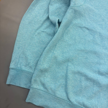 Light Blue Ralph Lauren Half Zip - Men L - Very Good - Revaleur