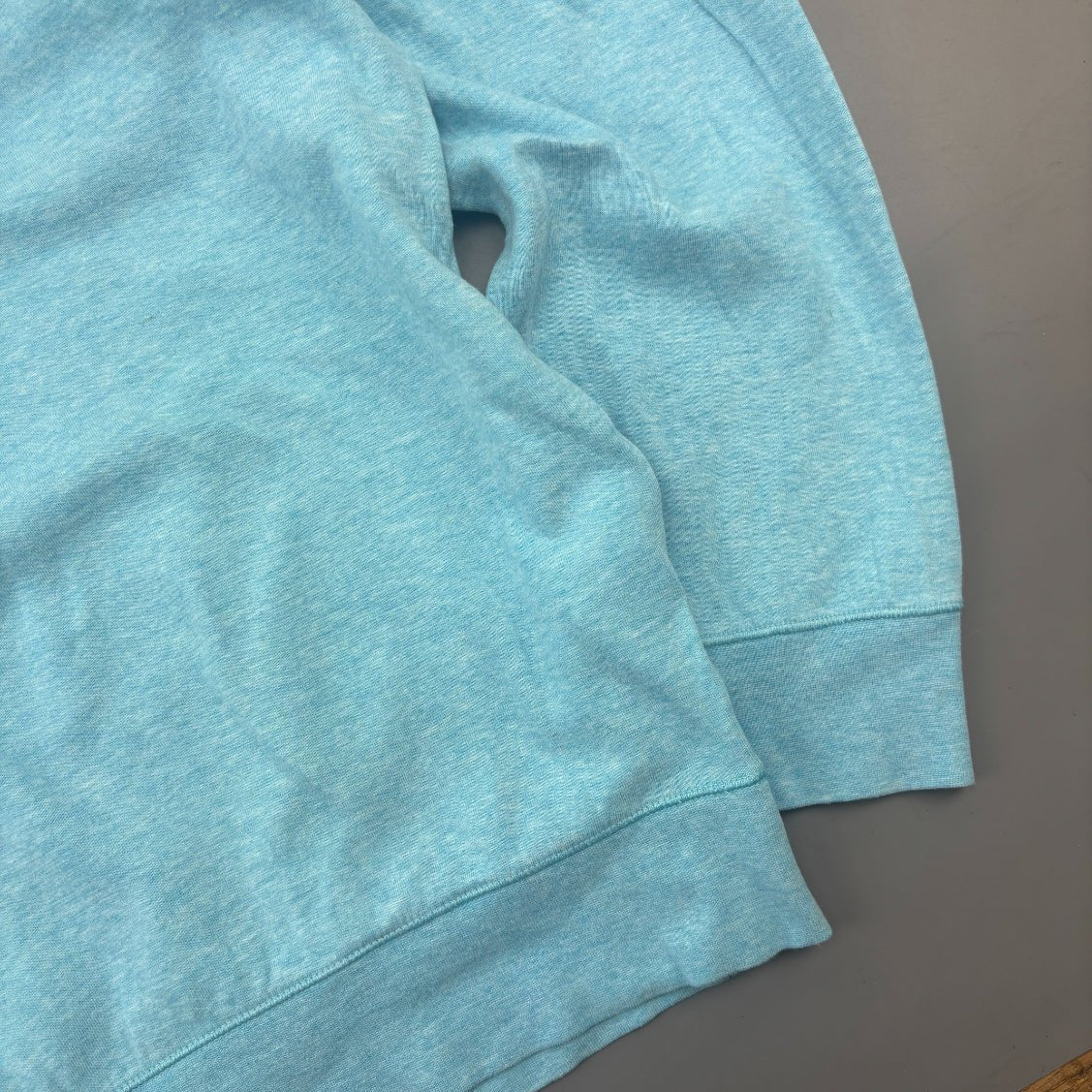 Light Blue Ralph Lauren Half Zip - Men L - Very Good - Revaleur