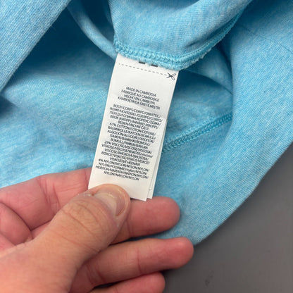 Light Blue Ralph Lauren Half Zip - Men L - Very Good - Revaleur