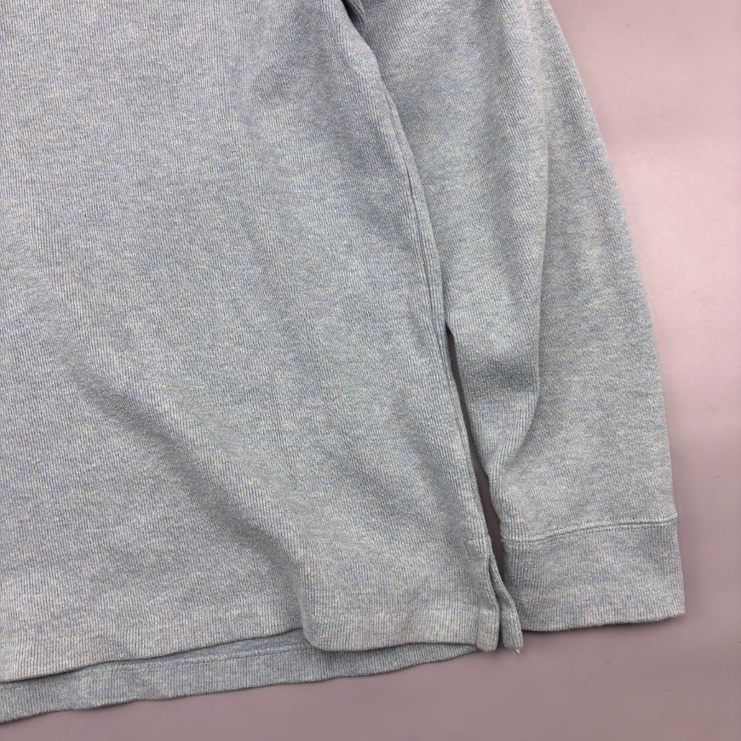 Light Blue Ralph Lauren Half Zip - Men L - Very Good - Revaleur