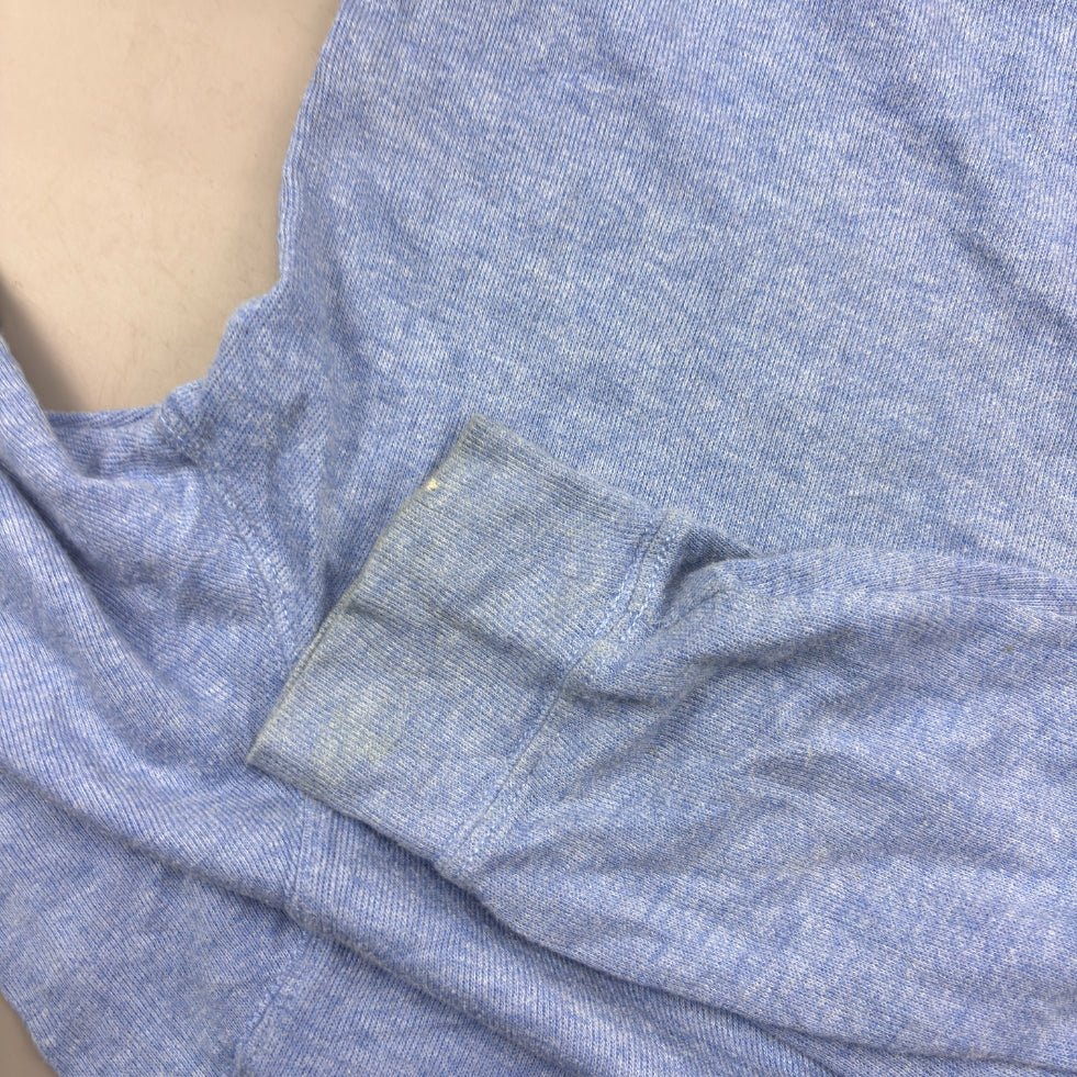 Light Blue Ralph Lauren Half Zip - Men L - Very Good - Revaleur