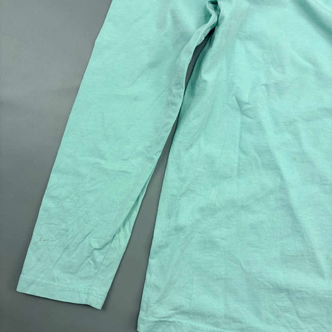 Light Blue Ralph Lauren Hoodie - Men S - Very Good - Revaleur