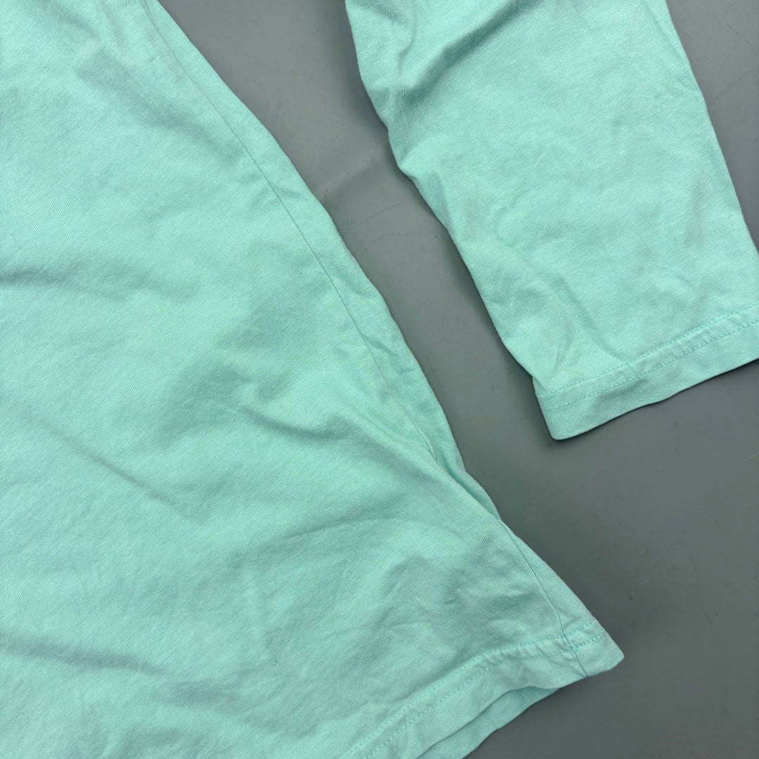 Light Blue Ralph Lauren Hoodie - Men S - Very Good - Revaleur