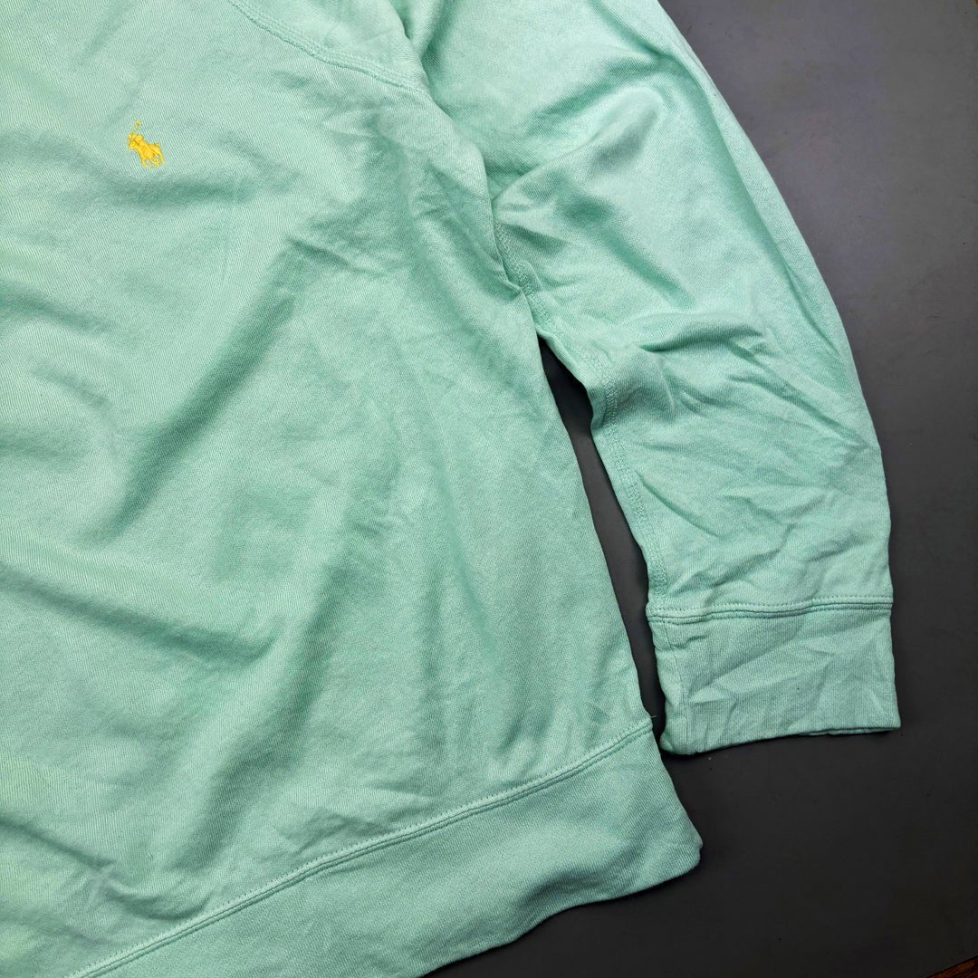 Light Blue Ralph Lauren Jumper - Men L - Very Good - Revaleur