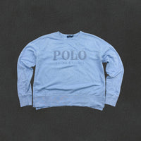 Light Blue Ralph Lauren Jumper - Men S - Very Good - Revaleur