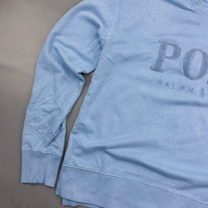Light Blue Ralph Lauren Jumper - Men S - Very Good - Revaleur