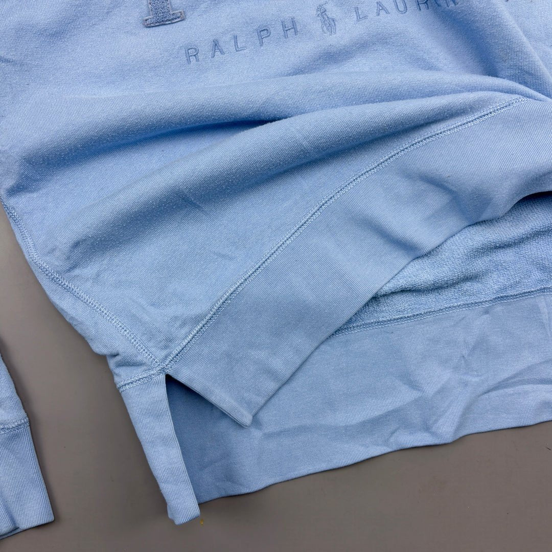 Light Blue Ralph Lauren Jumper - Men S - Very Good - Revaleur