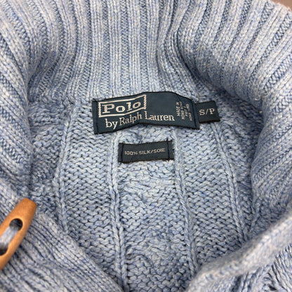 Light Blue Ralph Lauren Knitted Sweater - M - Very Good - Revaleur