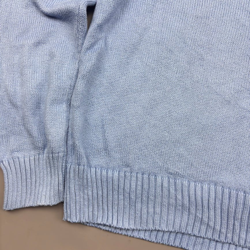 Light Blue Ralph Lauren Knitted Sweater - M - Very Good - Revaleur