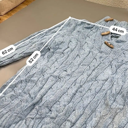 Light Blue Ralph Lauren Knitted Sweater - M - Very Good Condition - Revaleur