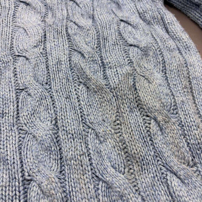 Light Blue Ralph Lauren Knitted Sweater - M - Very Good Condition - Revaleur