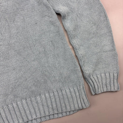 Light Blue Ralph Lauren Knitted Sweater - Men L - Very Good - Revaleur