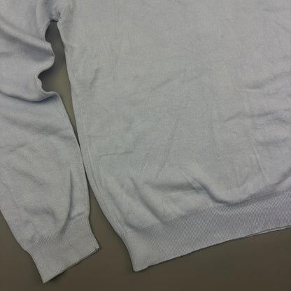 Light Blue Ralph Lauren Longsleeve Polo Shirt - Men S - Very Good - Revaleur