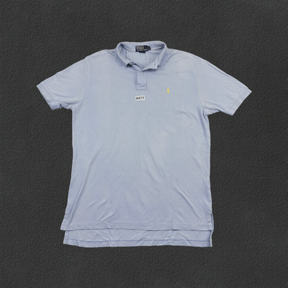 Light Blue Ralph Lauren Polo Shirt - Men L - Very Good - Revaleur