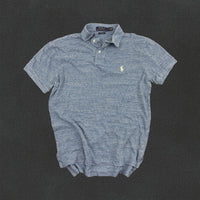 Light Blue Ralph Lauren Polo Shirt - Men S - Very Good - Revaleur