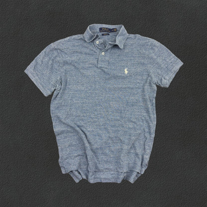 Light Blue Ralph Lauren Polo Shirt - Men S - Very Good - Revaleur