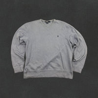 Light Blue Ralph Lauren V - neck Sweater - Men L - Very Good - Revaleur