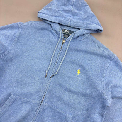 Light Blue Ralph Lauren Zip Vest - S - Very Good - Revaleur