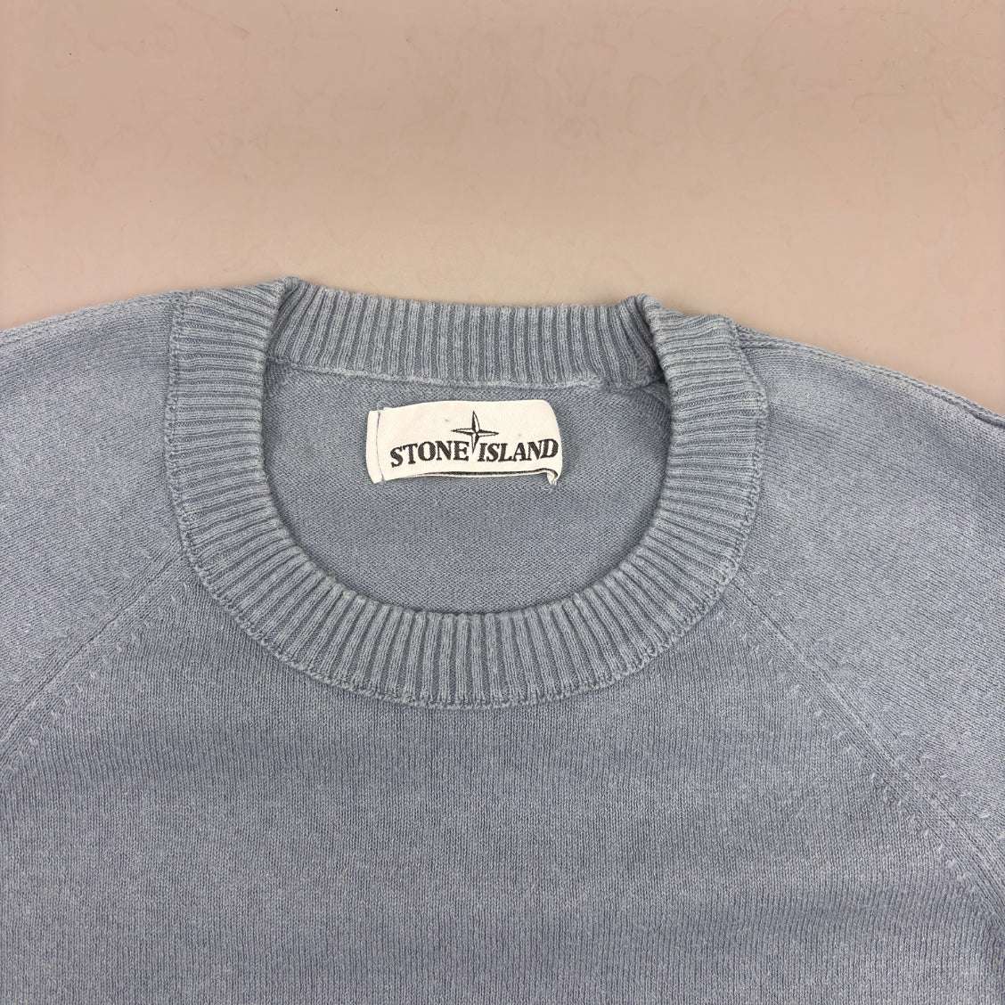 Light Blue Stone Island Jumper - Men XL - Very Good - Revaleur