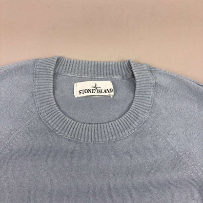 Light Blue Stone Island Jumper - Men XL - Very Good - Revaleur