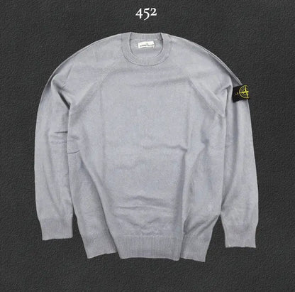 Light Blue Stone Island Jumper - Men XL - Very Good - Revaleur