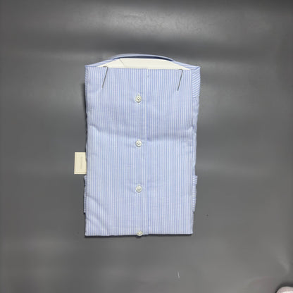Light Blue Striped Shirt Suitsupply - W37/38 - New With Tags - Revaleur