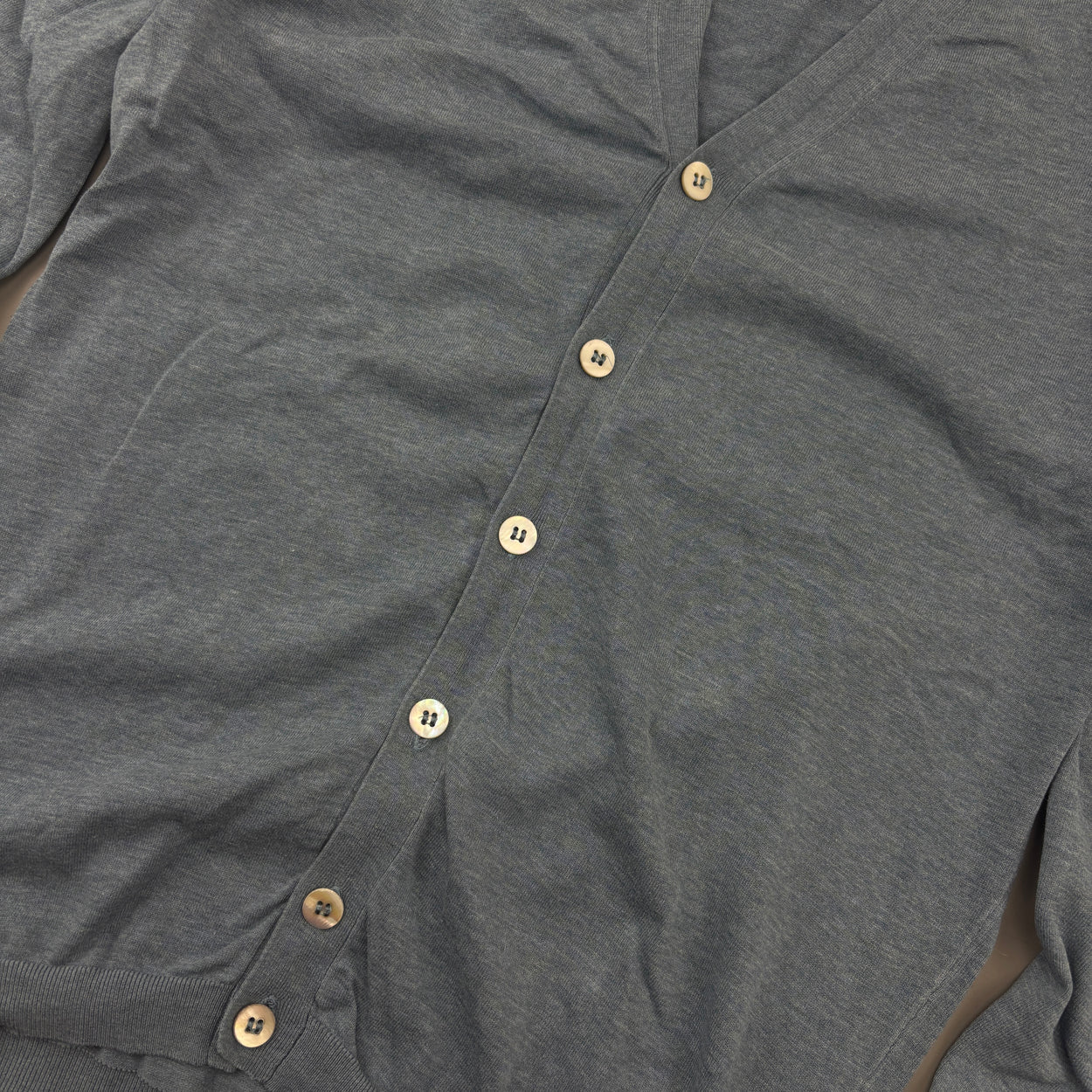 Light Blue Suitsupply Cardigan - Men M - Very Good - Revaleur