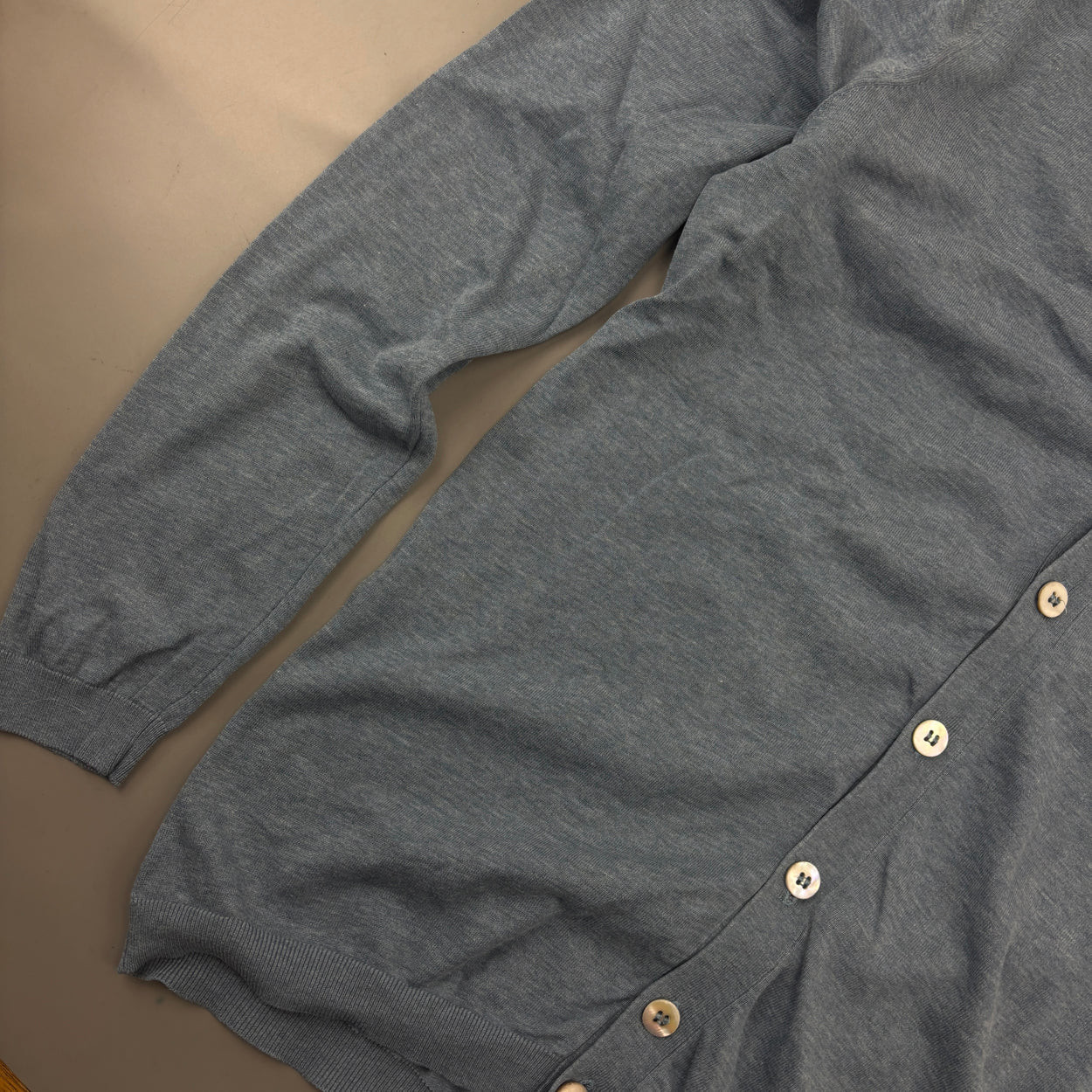 Light Blue Suitsupply Cardigan - Men M - Very Good - Revaleur