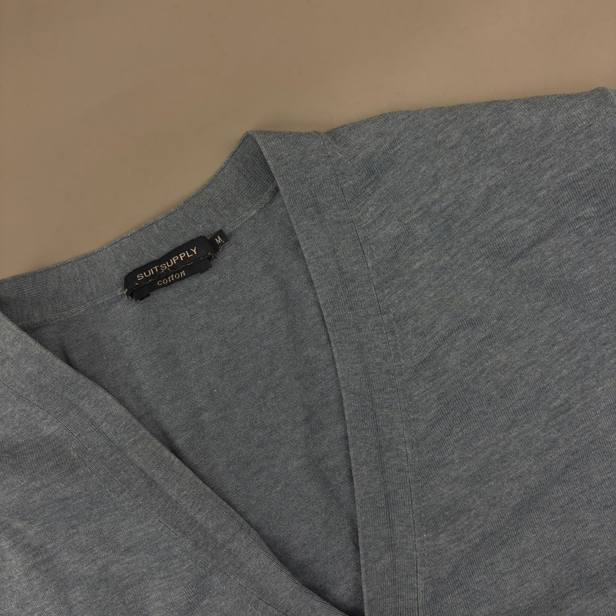 Light Blue Suitsupply Cardigan - Men M - Very Good - Revaleur