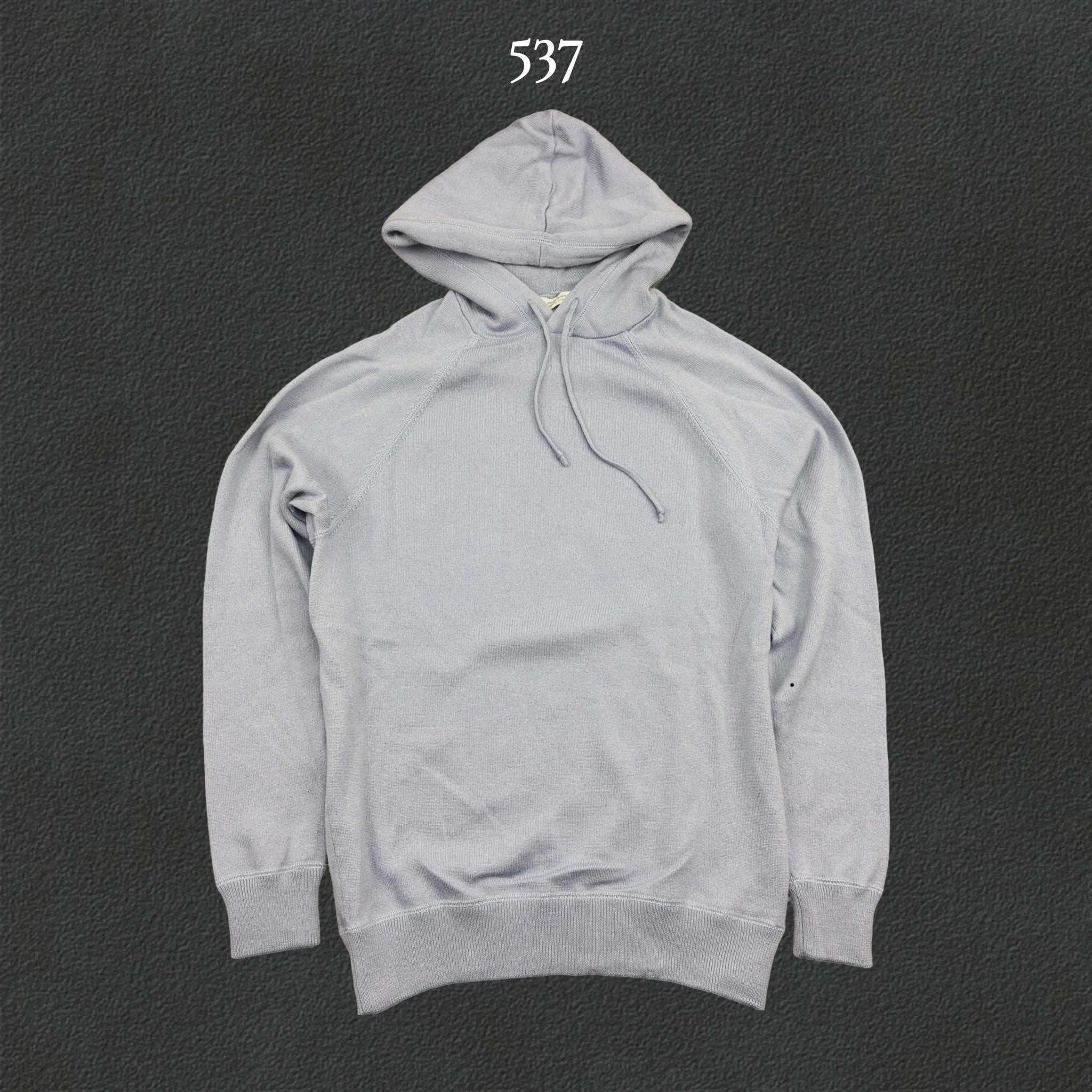 Light Blue Suitsupply Hoodie - M - New - Revaleur