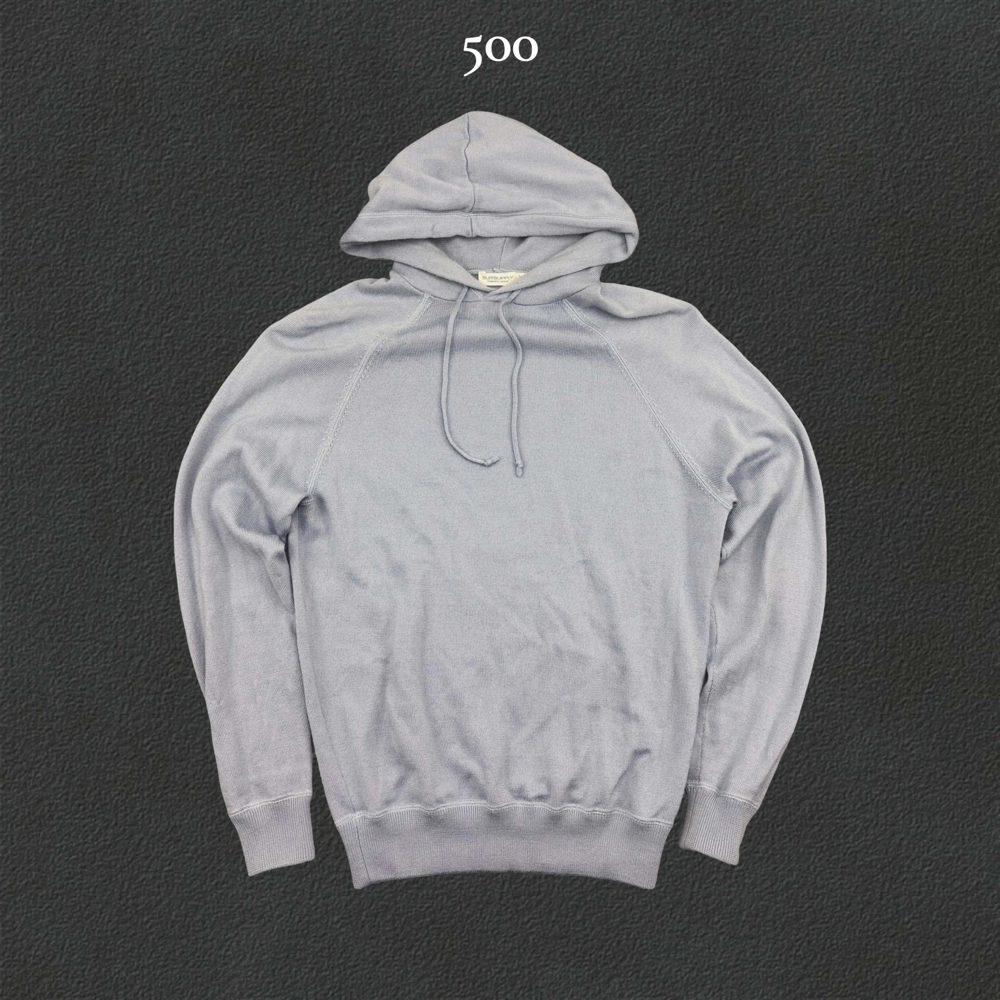 Light Blue Suitsupply Hoodie - Men S - Very Good - Revaleur