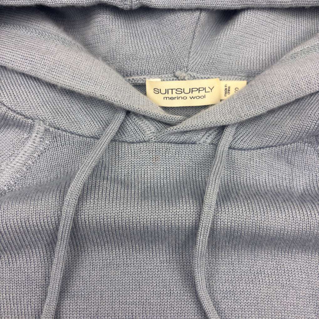 Light Blue Suitsupply Hoodie - Men S - Very Good - Revaleur