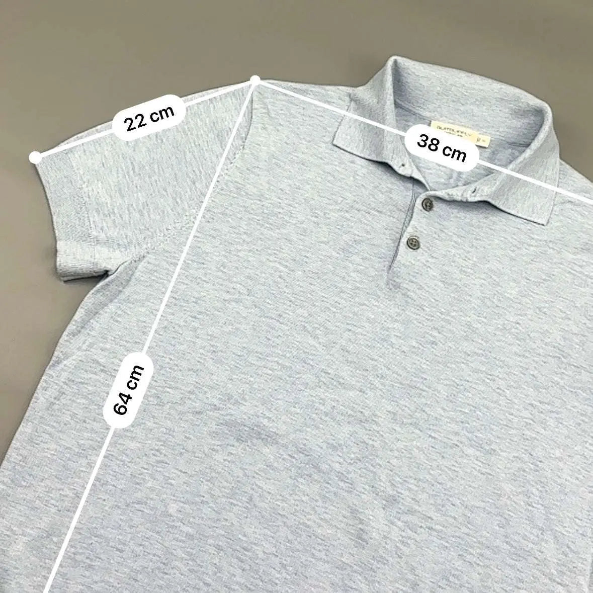 Light Blue Suitsupply Polo Shirt - Men M - New - Revaleur