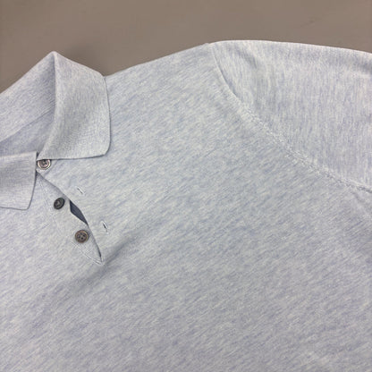 Light Blue Suitsupply Polo Shirt - Men M - Very Good - Revaleur