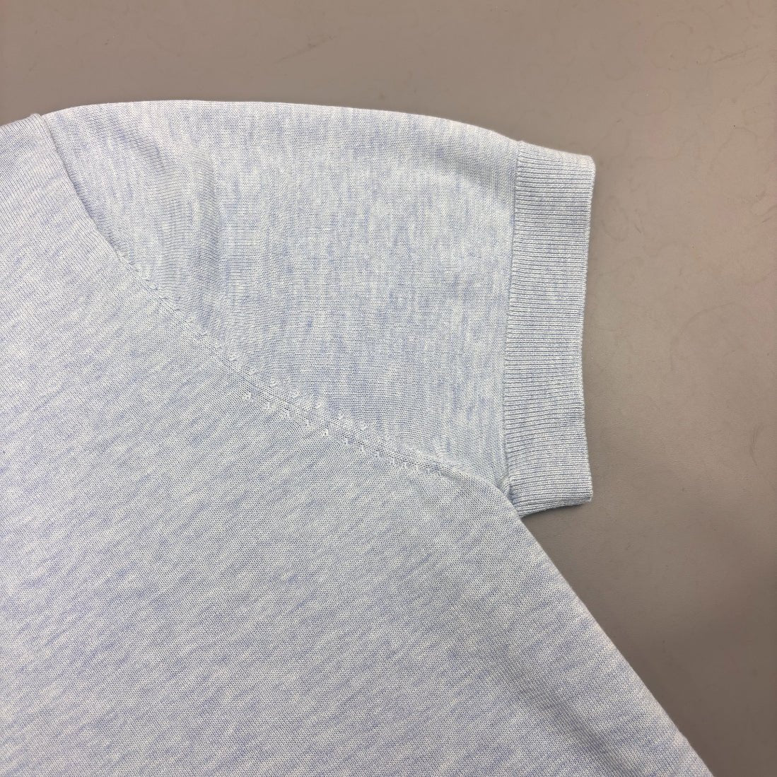 Light Blue Suitsupply Polo Shirt - Men M - Very Good - Revaleur