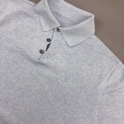 Light Blue Suitsupply Polo Shirt - Men M - Very Good - Revaleur