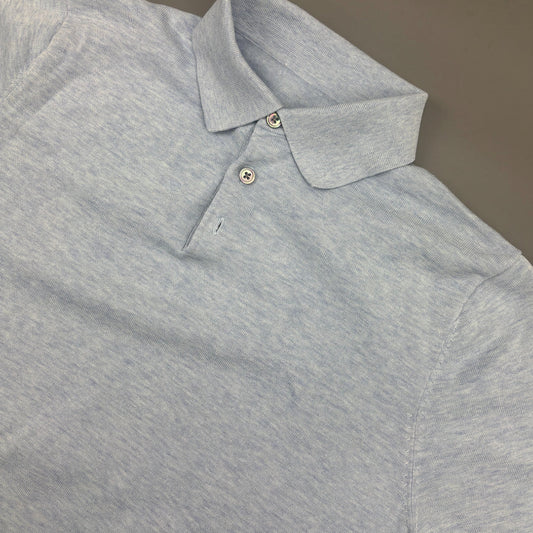 Light Blue Suitsupply Polo Shirt - Men M - Very Good - Revaleur